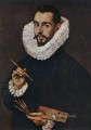 Retrato de los artistas Hijo Jorge Manuel Manierismo Renacimiento español El Greco